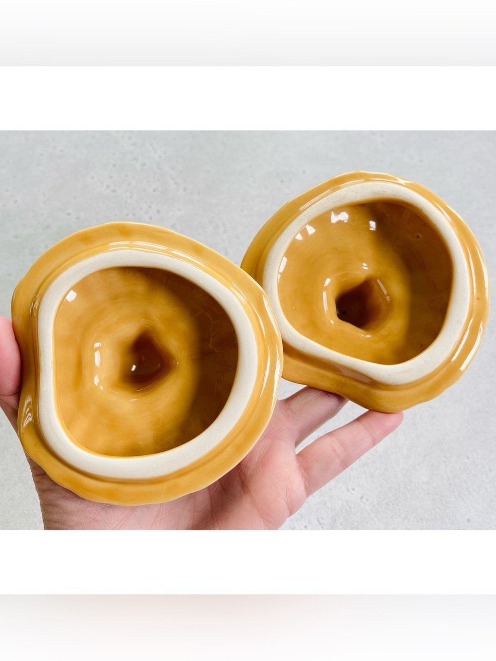 2 Williams Sonoma Pumpkin Covered Soup Bowl Individual Size Fall Thanksgiving - Picture 6 of 7
